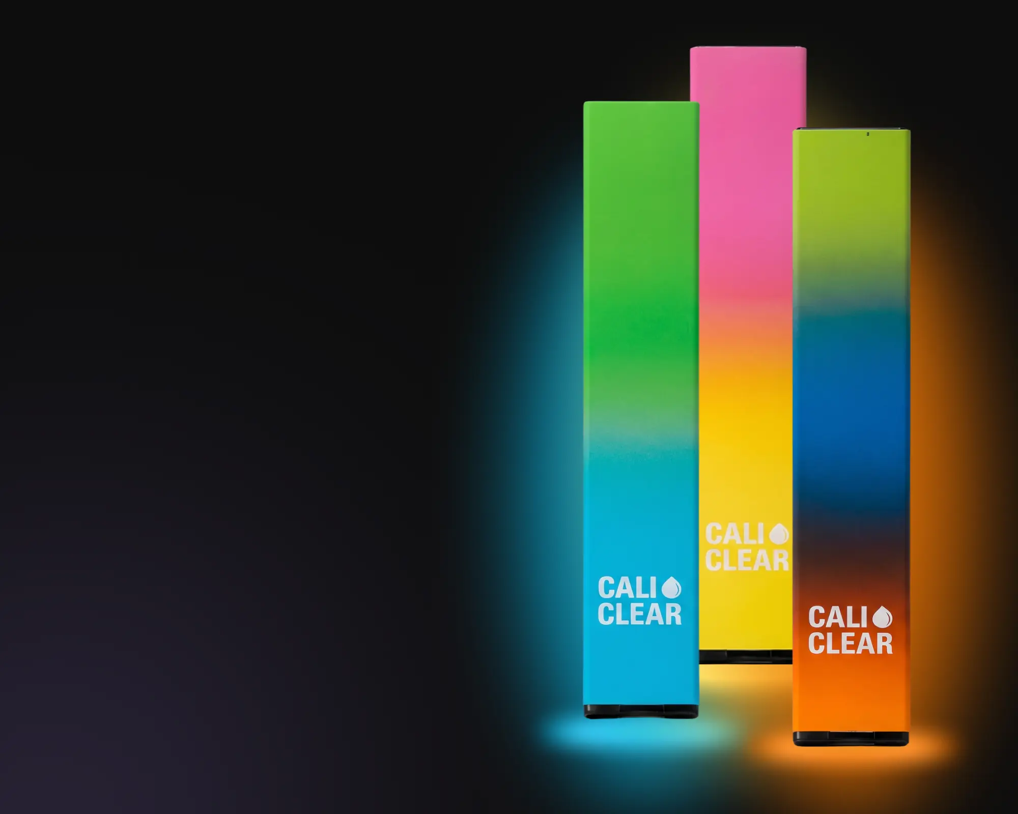 Cali Clear THC 1G — shown across its colorways